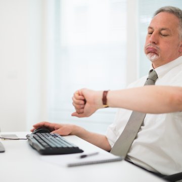 Guy tired of a slow computer